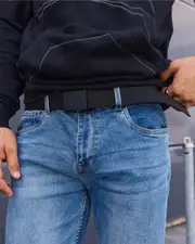 [Lucid] Lucid Men's Viper Web Belt in Black One Size Black