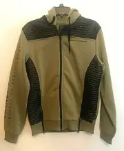 Buffalo David Bitton Men's Full Zip Long Sleeve Hooded Jacket Size S/P