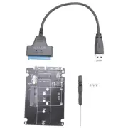 M.2 NGFF MSATA to USB 3.0 Adapter Converter Reader Card with SATA Cable5330