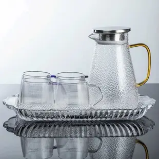 歐式水晶玻璃長方形托盤創意水果盤刻花茶幾水杯盤干果盤茶盤