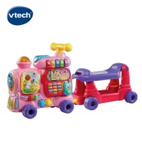 在飛比找PChome24h購物優惠-Vtech 4合1智慧積木學習車-粉色