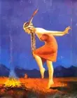Dancing Indian Maiden : Leonora Goddard : Archival Quality Art Print