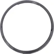 Metal Decorate Ring Cap Lens Adapter Ring for GR3 Camera, Snap On Lens Decoration Ring Cap for GR3 Accessories (Grey)