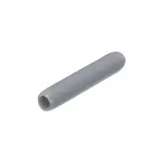200pcs Rubber End Caps 2mm End Cap Cover Screw Thread Protectors Grey