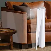 sourcing map Anti Scratch Furniture Protector, 1 Roll 39" x 12" Single-Sided Sticky Couch Protector from Cat Claws, Clear Protectors from Cats Scratching for Sofa Corners, Walls, Doors