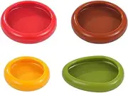 Lizbin Avocado Saver and Onions Storage - Set of 4 Reusable Fruit and Veggie Savers, Fruit and Vegetable Storage Containers Set for Fridge, Ideal for Avocados, Tomatoes, Apples, Garlic, and More
