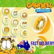 (100pcs)Garfield Bouncing Ball 45mm toys vending machine refill Hi-bouncing Toys