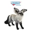 Handcrafted 14 Inch Lifelike Bat-eared Fox Stuffed Animal by Hansa