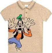 [Disney] Boys Goofy Polo Shirt Kids Short Sleeve T-Shirt