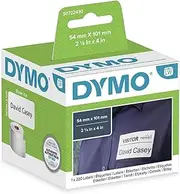 Dymo STD Shipping Paper Label Writer, 54 mm Size x 101 mm Size, White