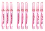 3 Sets Harrows SuperGrip Short Dart Shafts - Ships w/ Tracking – Clear Pink