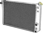 Aluminum Radiator，Compatible With Corvette C4, 1982-2002 Compatible With S10/S-10 Compatible With Blazer V8 Conversion 1983 1984 1985 1986 1984-1990