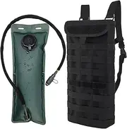 Easy BW Tactical MOLLE Hydration Pack Carrier Backpack with 3L Water Bladder