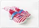 小花花日本精品♥ Hello Kitty 台灣製 兒童休閒鞋/輕便鞋/娃娃鞋 716307 紅色條紋國旗風