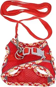 FONDOTIN 1 Set Reflective Cat Harness Leash for Kittens Small Dogs Lightweight and Durable Pet Accessory Easy to Use Walking for Cats XXS