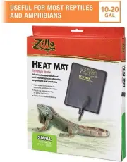 R Zilla Terrarium Heat Mat 6X8 Inch 10 To 20 gallon Works For Reptile Small Tank