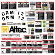 Fits Altec DRM12 Decal Kit Wood Chipper - 7 YEAR OUTDOOR 3M VINYL!