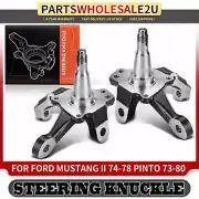 2x Front LH & RH Stock Height Spindles for Ford Pinto 73-80 Mustang II 1974-1978