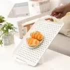 with Handle Food Organizer Tray TPR Serving Tray Tea Fruit Dessert Tray Home
