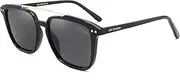 [LEE COOPER] Polarized Sunglasses for Men - Double Bridge Fashion Shades