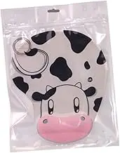 Operitacx Animal Pattern Wrist Rest Mouse Pad Non-Slip Memory Foam for Women Comfortable Gaming Mat 3D Dairy