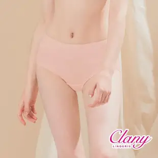 【Clany 可蘭霓】Clany 可蘭霓 金紗圓點親膚透氣M-XL中腰三角女內褲(粉紅無辜 5931-32)