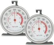 5932 Large Dial Kitchen Cooking Oven Thermometer, 3.25 Inch Dial, Stainless Stee