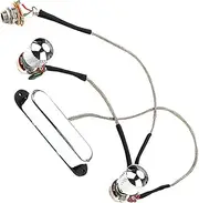 SECFOU Musical Instrument Accessories Electric Bass Pickup Guitar Wiring Harness Set of 1 (gma23)