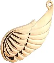 [HATPIN COMPANY] Golden Wing Hat Pin, Lapel Pin, Cap Badge Accessories for Men, Standard, Enamel, no gemstone