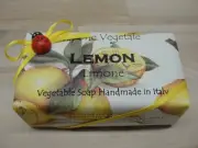 LEMON SAPONE VEGABLE SOAP HANDMADE IN ITALY ALCHIMIA SOAP SRL NEW 10.5 oz.