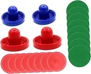 kowaku Air Hockey Pushers and Air Hockey Pucks, Replacement Air Hockey Paddles for Air Hockey Table Game