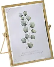 Metal Iron Photo Frame Multifunctional Display Home Decoration Can Be Placed on the Table or Hung on the Wall Gold/black