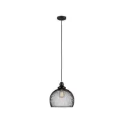 CLA Lighting CHEVEUX Black Iron Mesh Pendant Light - Large Wine Glass