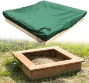 Sandbox Cover Square Waterproof Sandpit Cover with Drawstring & Case 70"