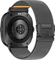 Elastic Band Compatible with Samsung Galaxy Watch Ultra Bands 47mm,Soft Stretchy Nylon Sport Adjustable Strap for Samsung Ultra Watch Band Men-Upgrade Parachute-style Buckle