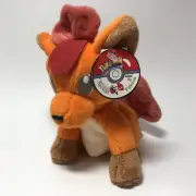 Official 1998 KFC Applause 5” Plush (VULPIX) NEW Pokémon Nintendo Rare VTG Tag