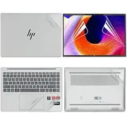 Jarttarn Laptop Decal Cover Compatible with HP EliteBook 845 G11 2024 14 inch, Anti-Scratch Sticker Three Sided Notebook Film and High Definition Film (Transparent Frosted Finis)