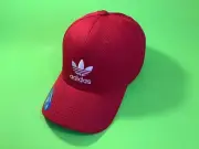 ADIDAS Stretch Fit Adult Hat Size L/XL Red w/White
