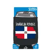 Dominican Republic Country Flag Nationality - Stubby Holder With Base