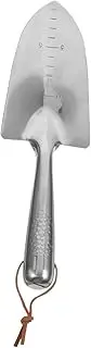 1Pc Stainless Steel Gardening Shovel with Scale Ergonomic Handle Digging Tool for Plants Transplanting Durable Garden Spade with Hanging