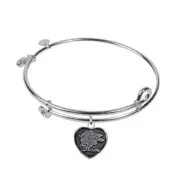 SOL 230080 Mom, Bangle Sterling Silver Plated