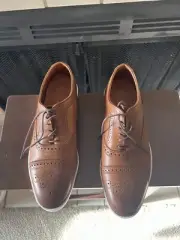 Allen Edmonds Strand 9.5 D Brown Sneakers Leather
