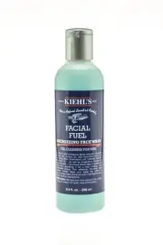 Kiehl's Facial Fuel Face Wash, Refreshing + Invigorating Men's Gel Cleanser, wit