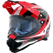 Afx FX-41DS Range Helmet (Medium, Matte Red)
