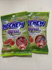 Hi-Chew Watermelon Hi Chew Fruity Chewy Candy Sweet & Sour Mix 1.94 oz 2 Pack