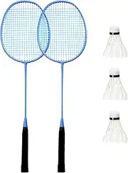 Training Badminton Racket Shuttlecock Set Physical Education Exercise Sports Equipment Iron Alloy Badminton Racket Kit