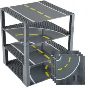 Road Baseplates, 10x10, 2 Straight 2 Curved with 30 Stackers