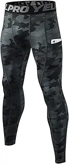 [SPVISE] Men's Compression Pants Cool Dry Athletic Leggings Workout Running Tights Active Sports Baselayer Tights Men Yoga Pant