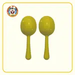 MARACAS, MARACA, SHAKER, CHAC-CCHAC - TU BO SHI T04C 對 - 黃色,