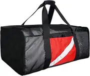 Luwint Large Mesh Dive Duffel Bag Backpack, Heavy Duty Diving Gear Bag Sport Gym Bag Totes for Surfing Scuba Snorkeling